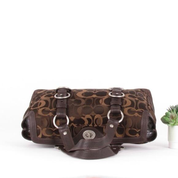 Coach Y2K Signature Brown Chelsea Duffle Handbag - Picture 6 of 8